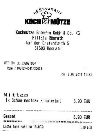 fdem Höffner Kochmütze Restaurant